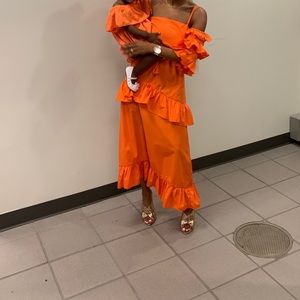 Off shoulder summer dress maxi